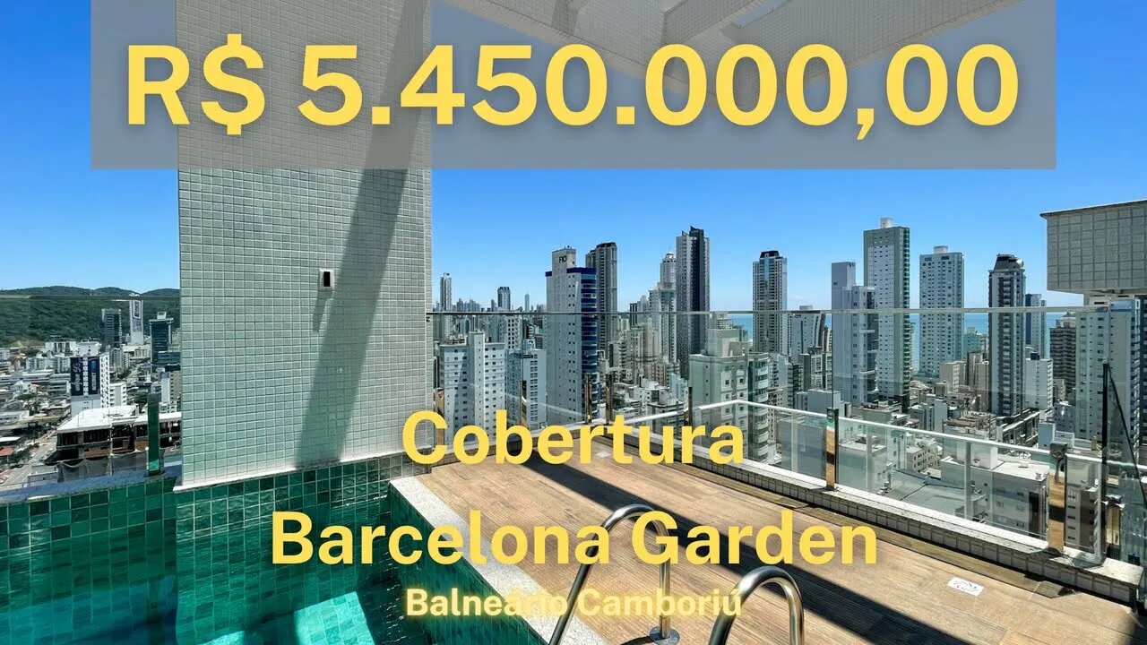 Cobertura à venda em Balneário Camboriu no Barcelona Garden Residence