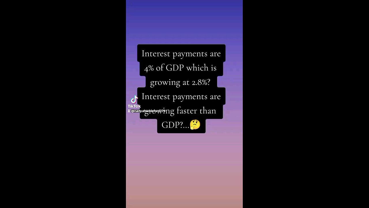 Debt service > GDP