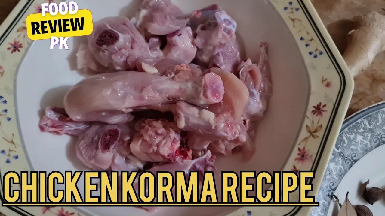 Chicken korma recipe