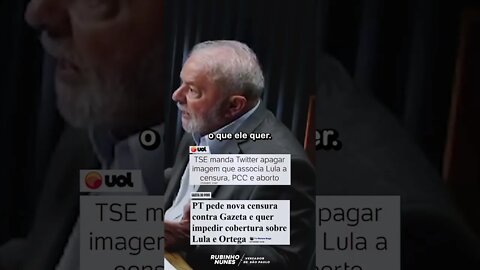 Lula admitiu que vai censurar? #shorts