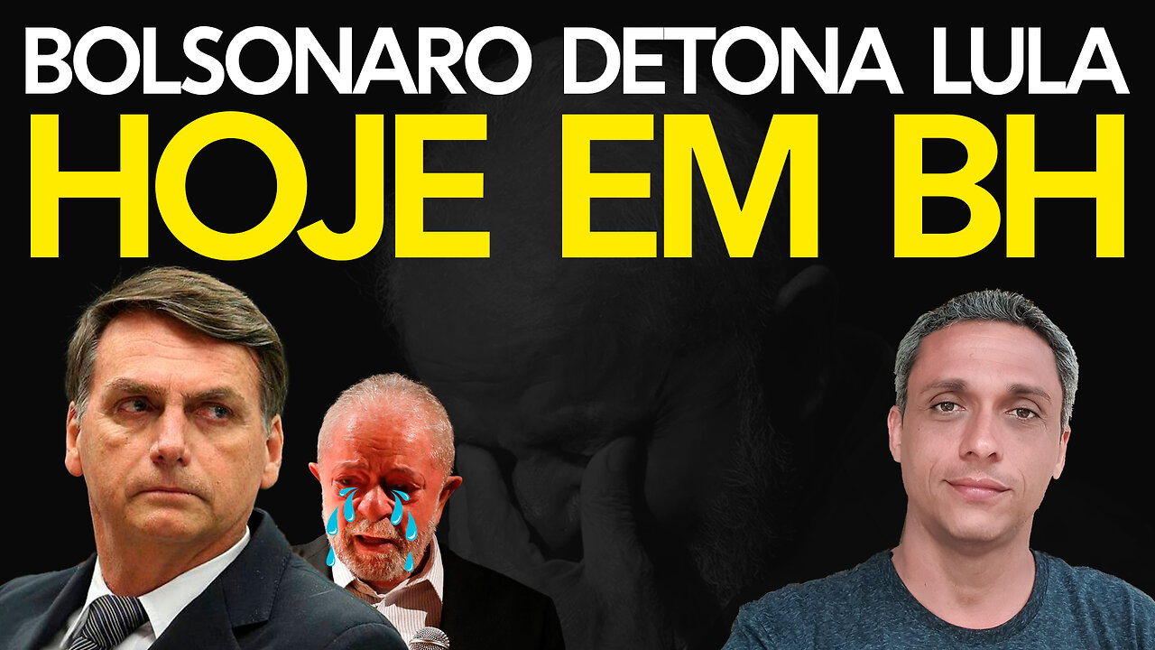 Ele voltou! - Bolsonaro detona LULA em BH. Os melhores momentos