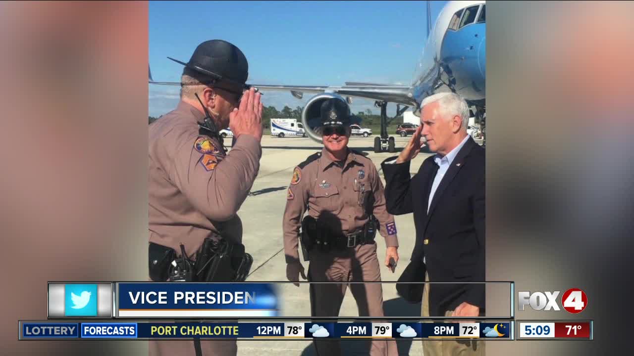 Vice President salutes troopers