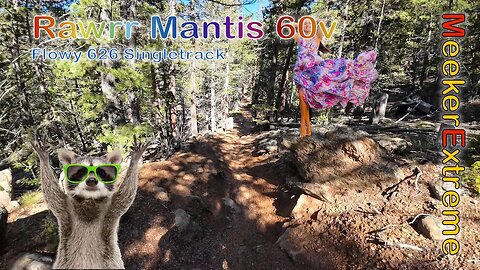 2023 Rawrr Mantis 60v - Singletrack 626 Fast and Flowy