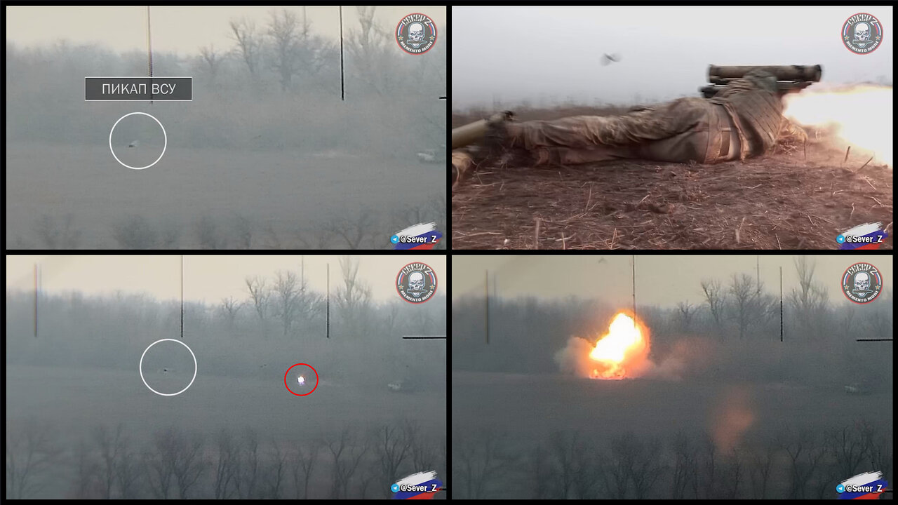 Near Bakhmut: Russian ATGM unit destroys vehicle with Ukrainian soldiers