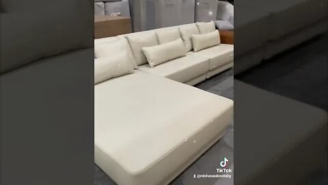 Sofá de Living com chaise, alto padrão