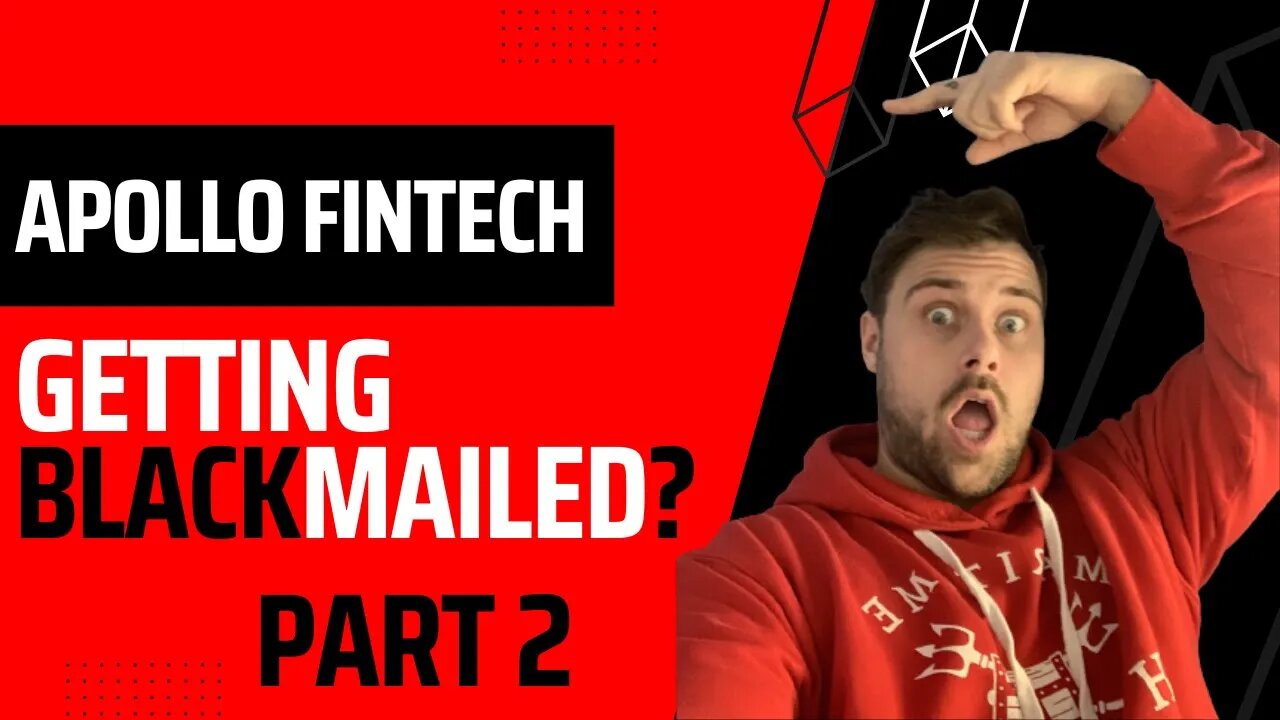 Apollo Fintech Getting Blackmailed & Stalked by Danny de hek???? Part2