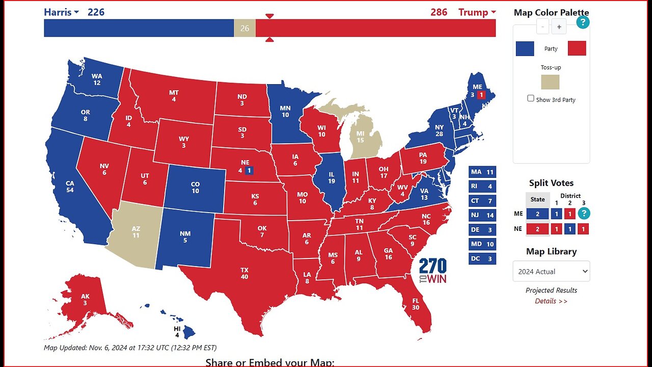 Livestream of the Arkansas Electoral College vote for Donald Trump