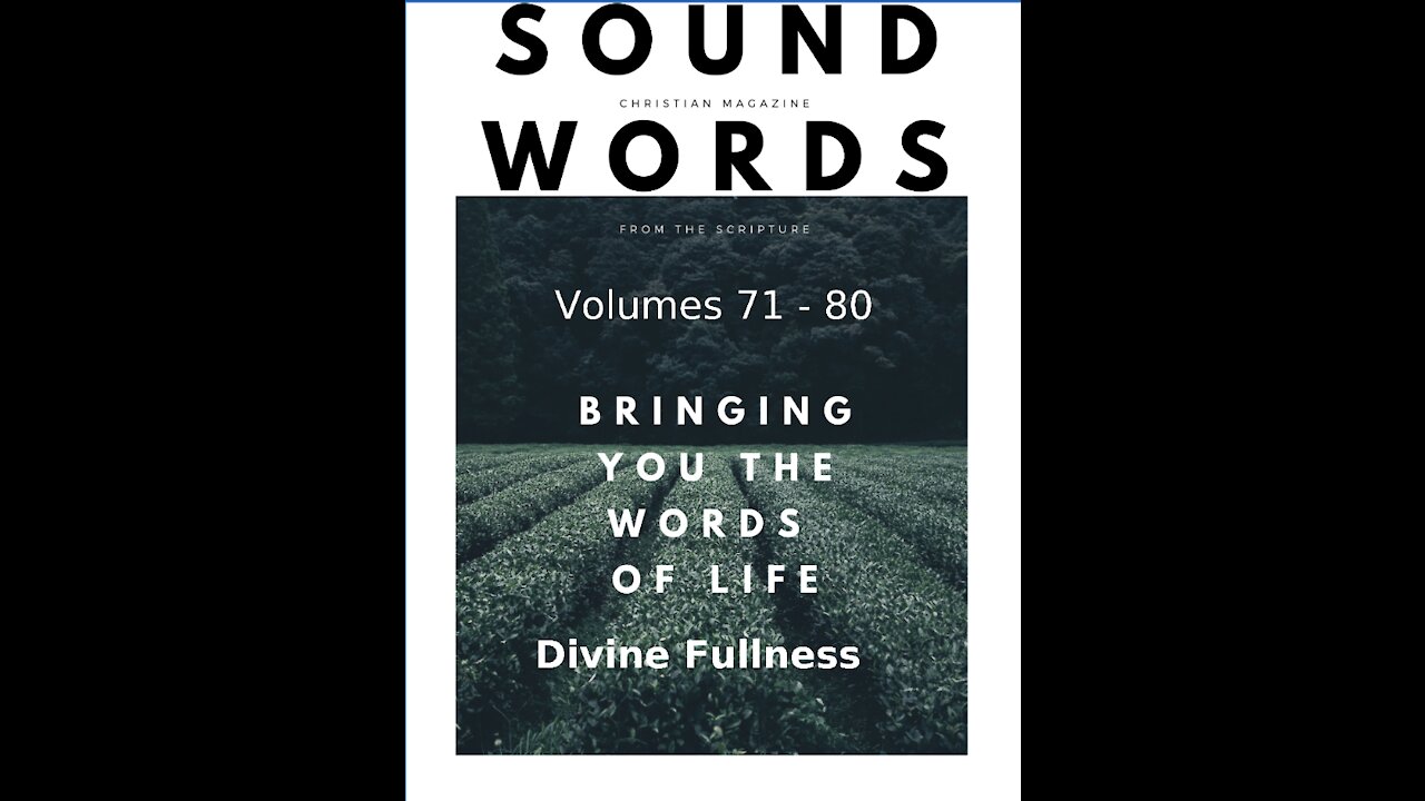 Sound Words, Divine Fullness