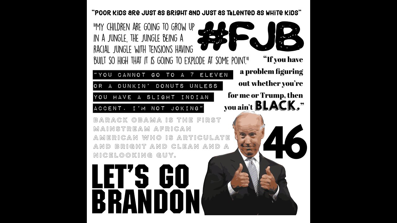 42. Joe Biden is a racist, Divisive Politicians & the ADL can suck it!