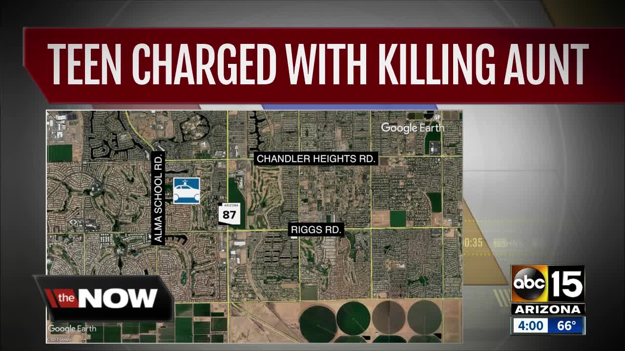 14-year-old arrested in murder of aunt in Sun Lakes