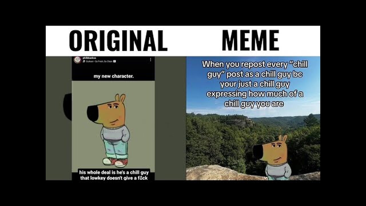 Chill Guy | Original vs Meme