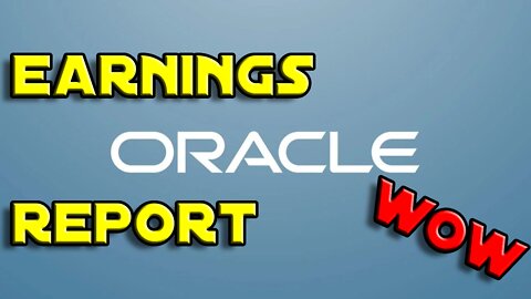 Oracle Corporation ORCL Earnings Report