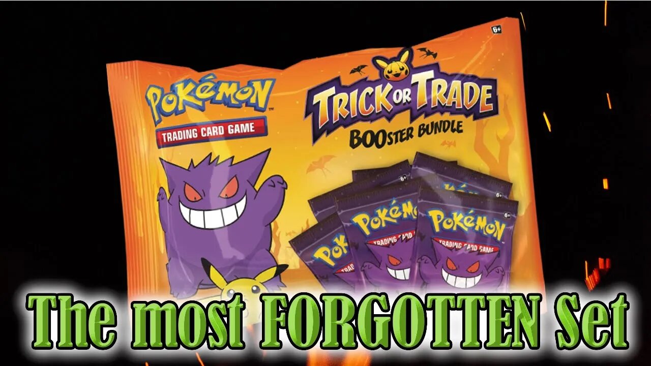 The FORGOTTEN Pokemon Set- Trick or Trade BOOster Bundle set!