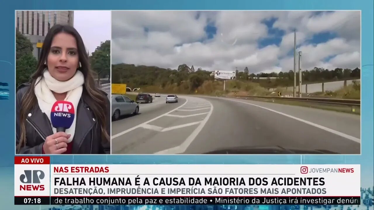 Falha humana é a maior causa nos acidentes, aponta estudo