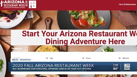 Arizona Restaurant Week still on with changes due to pandemic