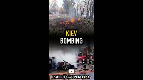 Russia Responded by BOMBING Kyiv #shorts