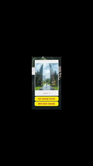 Fall asleep faster with rain sounds #shorts