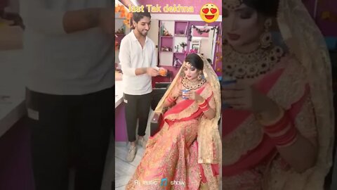 Aaj ki nayi dulhan kaise hai khud dekh lo! Aj music 🎵 show