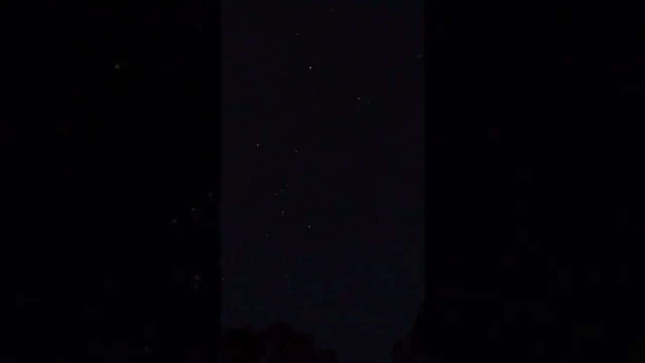 Star time-lapse until dawn on Bottoms Road - Panacea Florida #shorts