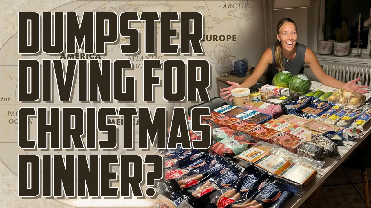 Merry Christmas! Woman dumpster-dives to cook Christmas dinner | Weird News With Cap