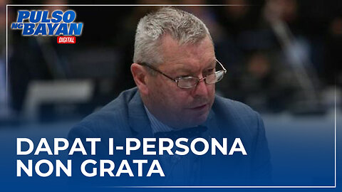 UN special rapporteur Dr. Ian Fry, dapat ideklarang persona non grata —Usec. Cardema