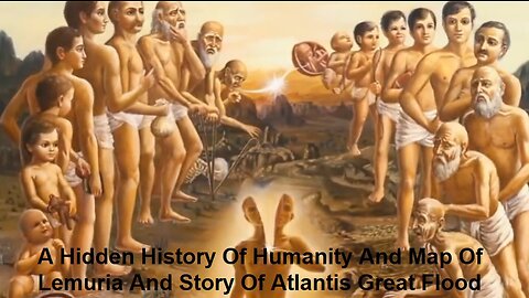 Hidden History Of Humanity And Map Of Lemuria And Story of Atlantis Great Flood