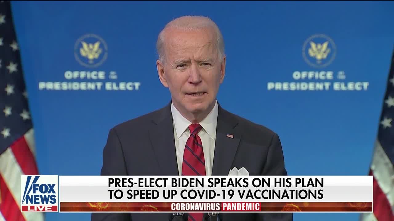 President-elect Biden delivers remarks on his COVID-19 vaccination plan