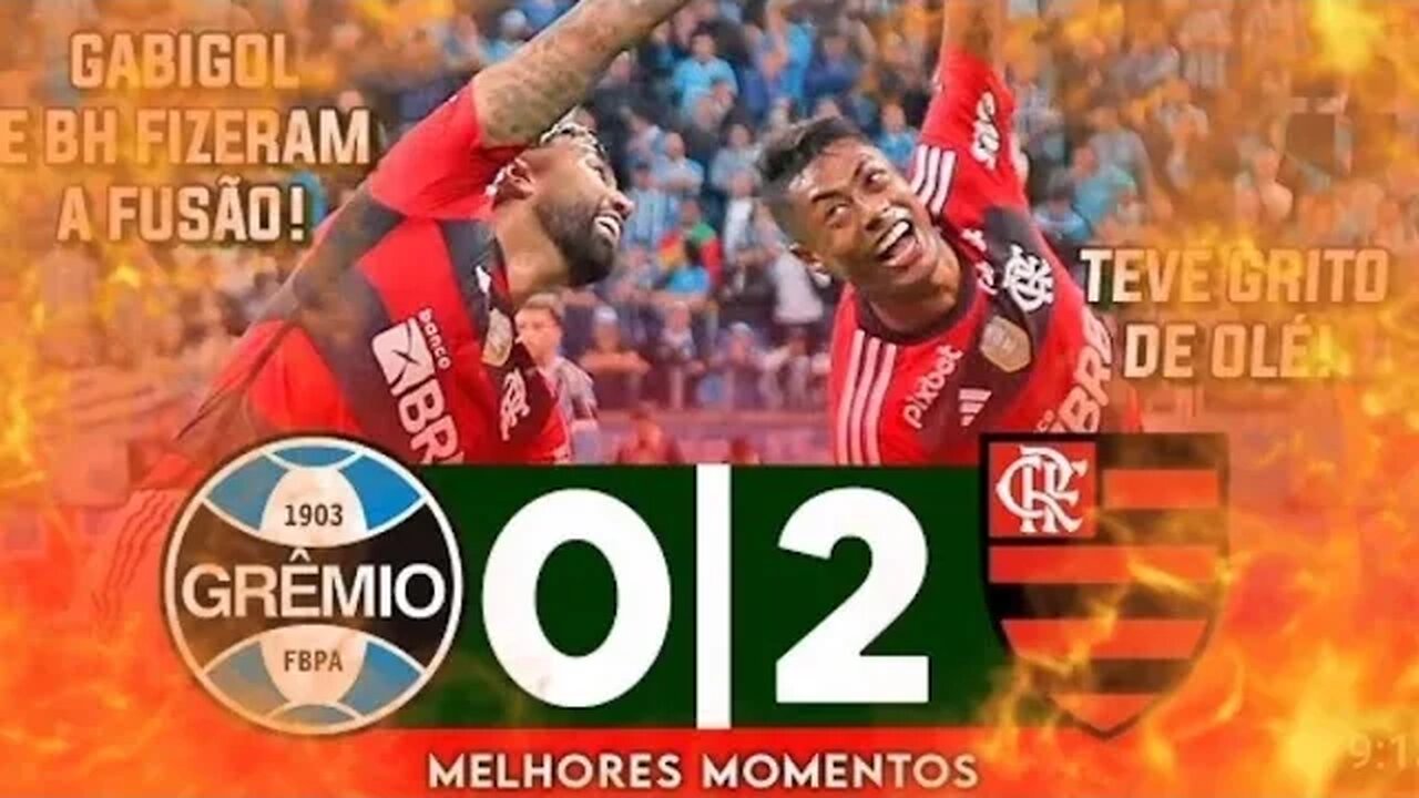 Grêmio 0 x 2 Flamengo - Melhores Momentos - Copa do Brasil 2023