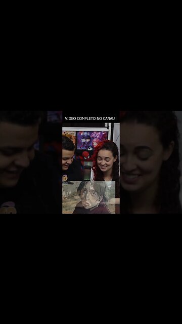 NAMORADA vendo Attack on Titan pela PRIMEIRA VEZ!! #shorts | Hueco Mundo