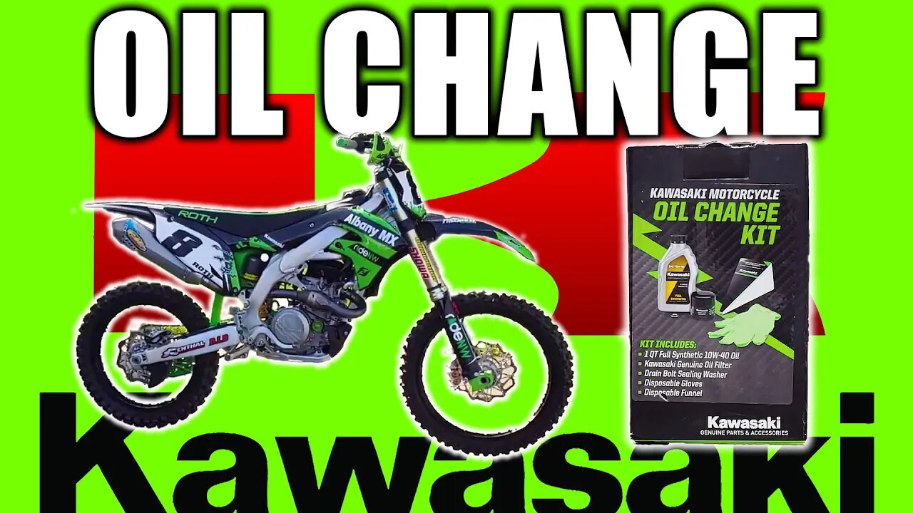 Oil and Filter Change – Kawasaki KX450 - 2019-2022