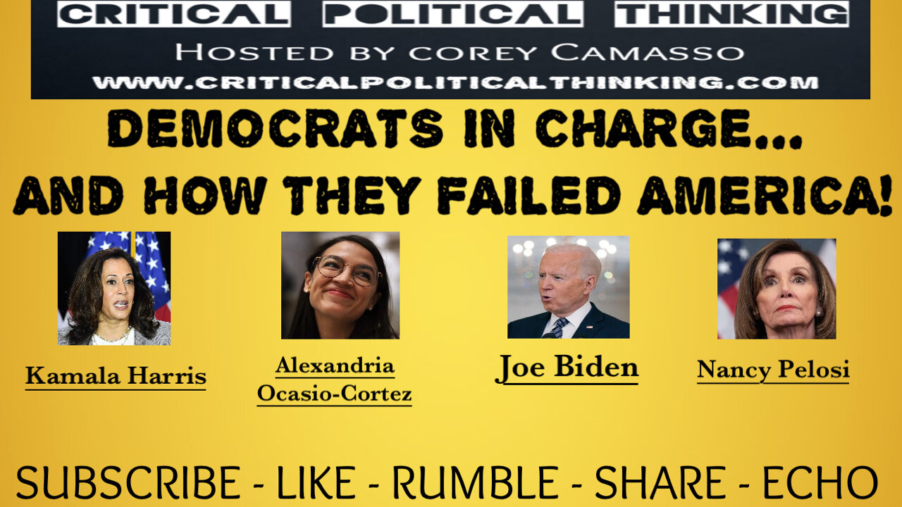 The 4 Worst Politicians In America! How Biden, A.O.C., Pelosi, & Harris Have Failed IN DETAIL.