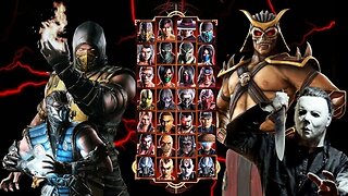 Mortal Kombat 9 - Expert Tag Ladder (MKX Scorpion And Sub Zero) - Gameplay @(1080p) - 60ᶠᵖˢ ✔
