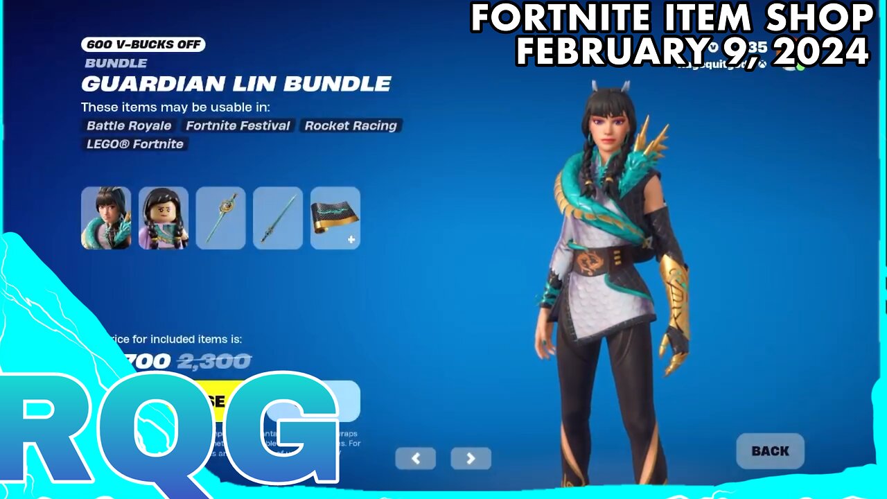 “NEW” GUARDIAN LIN BUNDLE IS HERE! FORTNITE ITEM SHOP (February 9, 2024)