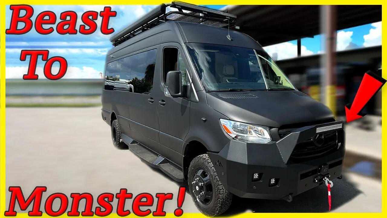 This Is How We Upgraded A Luxury 4X4 Sprinter Van From Beast To Monster!