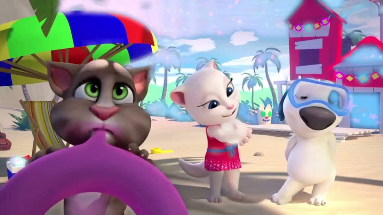 Baby shark vs Talking Tom Angela