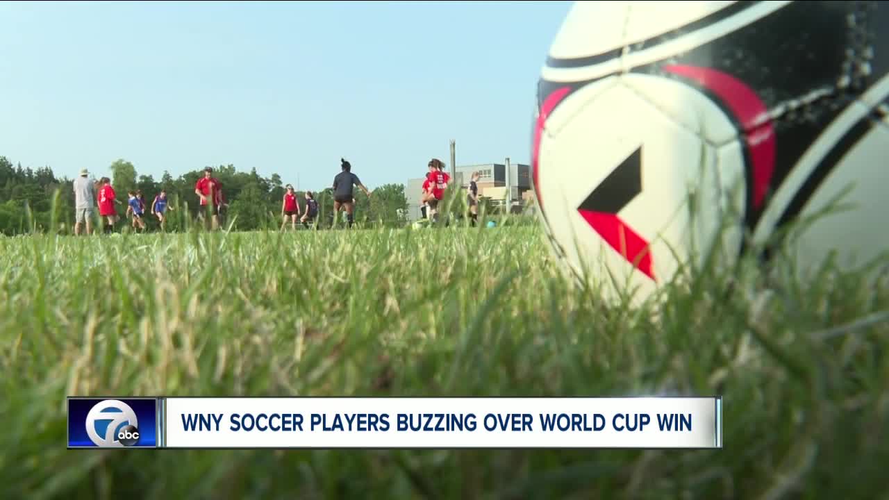 WNY girls paying close attention to USA Soccer Team and all they're fighting for