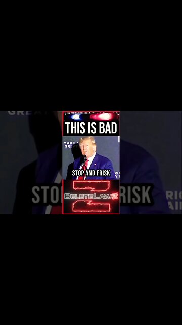 MAKE AMERICA GREAT AGAIN- INSTITUTE STOP & FRISK FOR THE PEONS- ELITES WONT BE STOPPED OR FRISKED