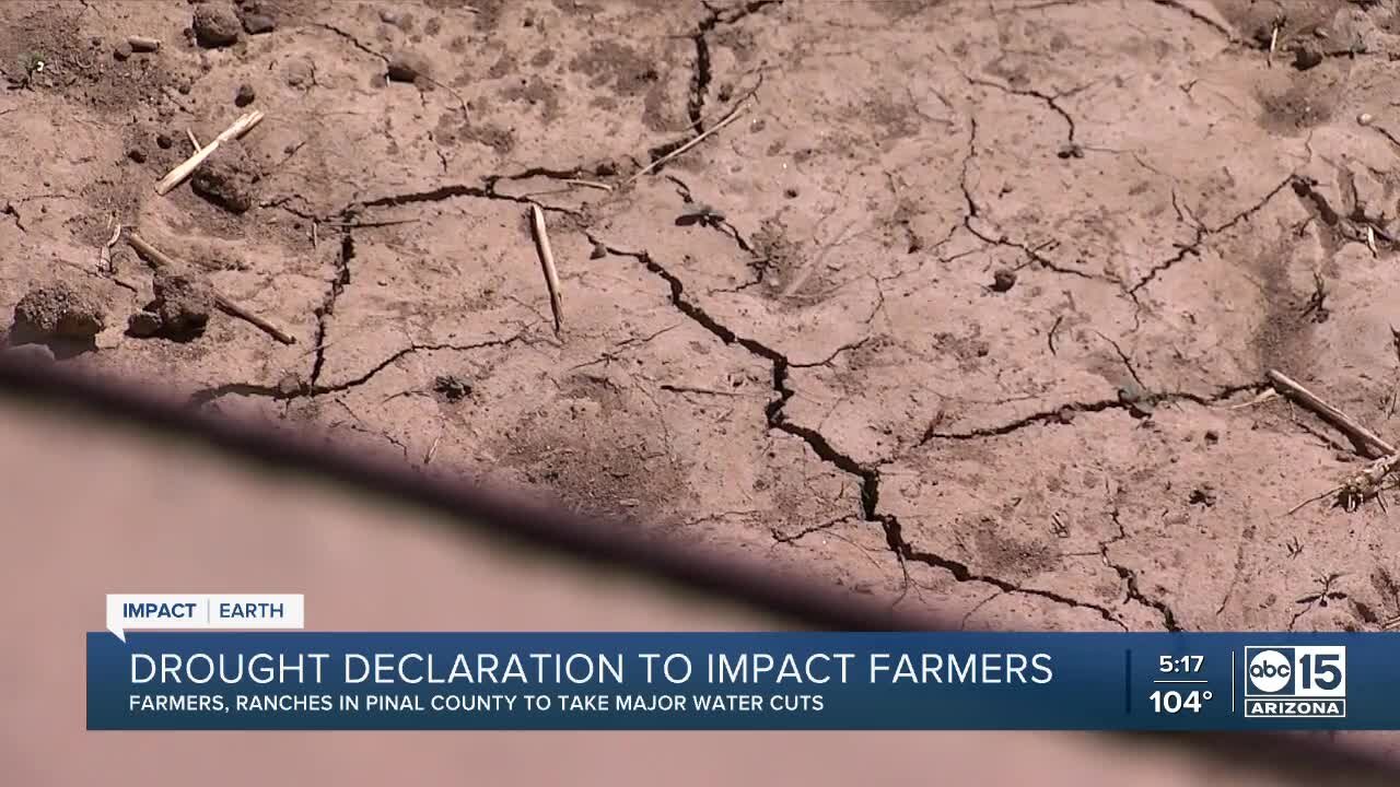 Drought declaration to impact farmers in Pinal County