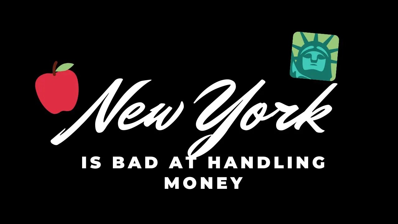 SHOCKING NEWS: NEW YORK IS BAD AT HANDLING MONEY!