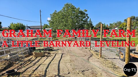 Graham Family Farm: A Little Barnyard Leveling