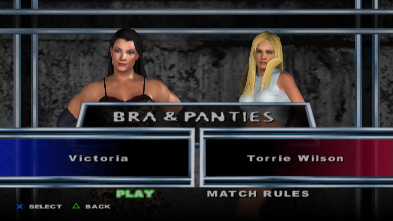 WWE SmackDown! Here Comes the Pain Victoria vs Torrie Wilson