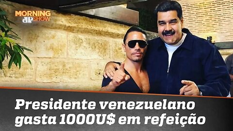 Enquanto venezuelanos passam fome, Maduro vai a restaurante que cobra 1000 dólares por refeição