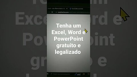 Excel, Word, porwerPoint gratuito e legalizados