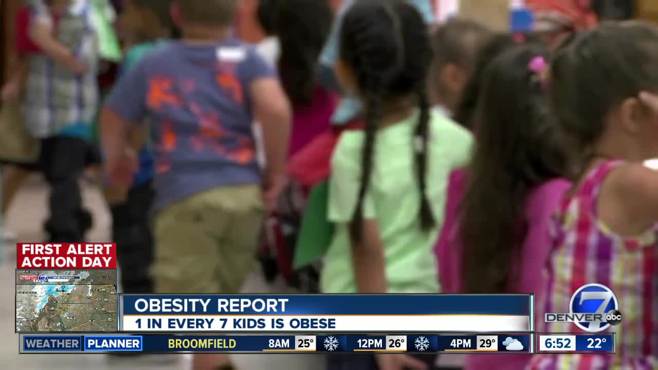 Obesity report finds 1 in every 7 kids is obese