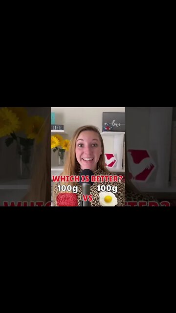 What’s better 100g Eggs vs. 100g Beef? 🍳🥩 #shorts