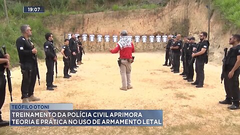 Teófilo Otoni: Treinamento da Polícia Civil Aprimora Teoria e Prática no Uso de Armamento Letal.