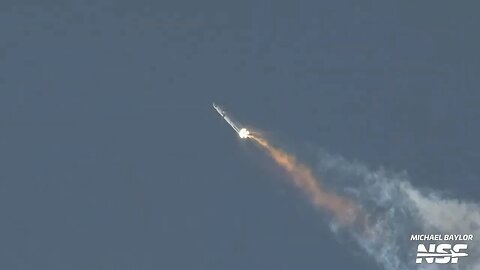Fase de ascensão do Starship Superheavy S24-B7; instabilidade no ciclo de funcionamento de motores