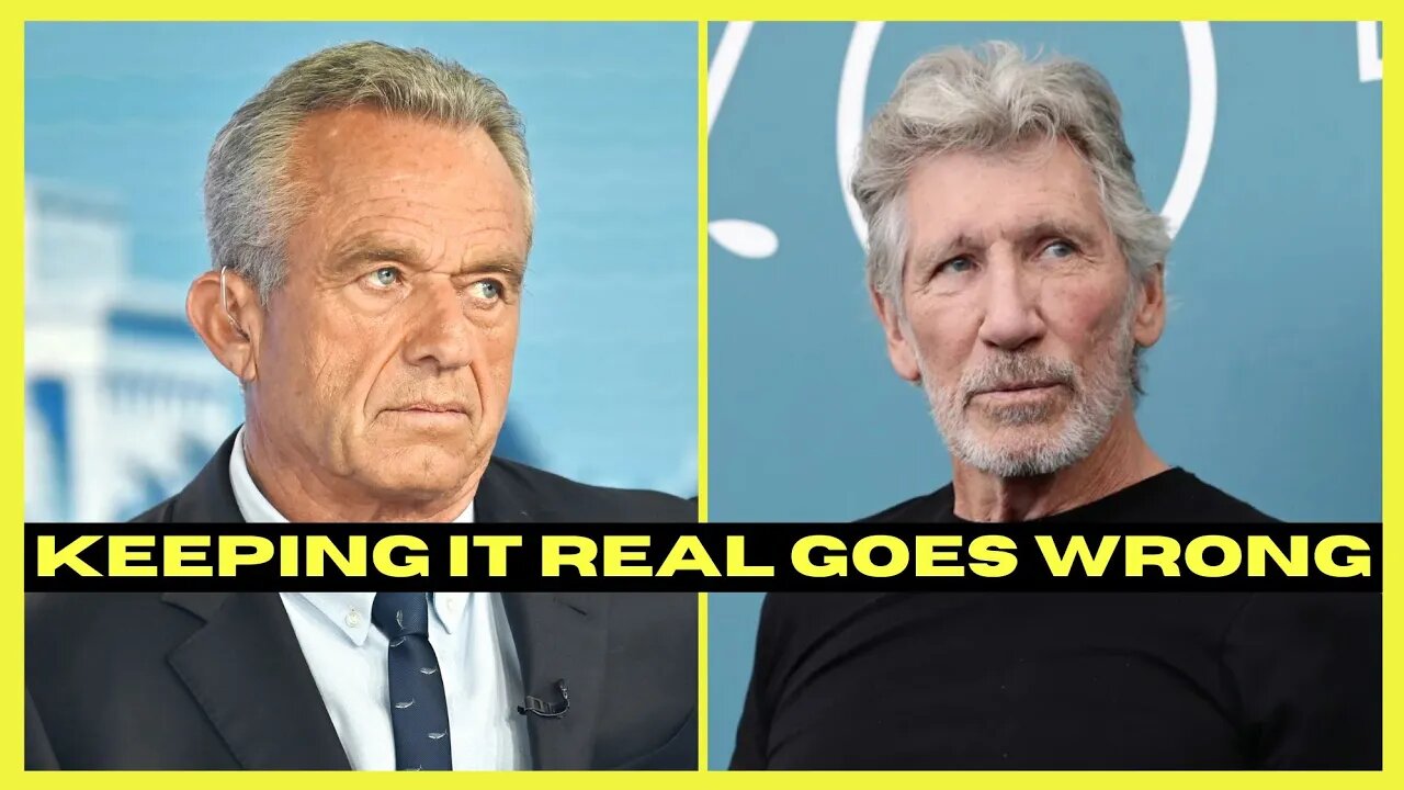 Robert F Kennedy Jr. DEFENDS Roger Waters Then RETRACTS (clip)