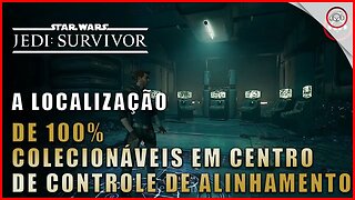 Star Wars Jedi Survivor, A localização de 100% colecionáveis em Centro de Controle de Alinhamento