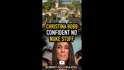 Christina Bobb: Pretty Confident No Nuke Stuff #shorts